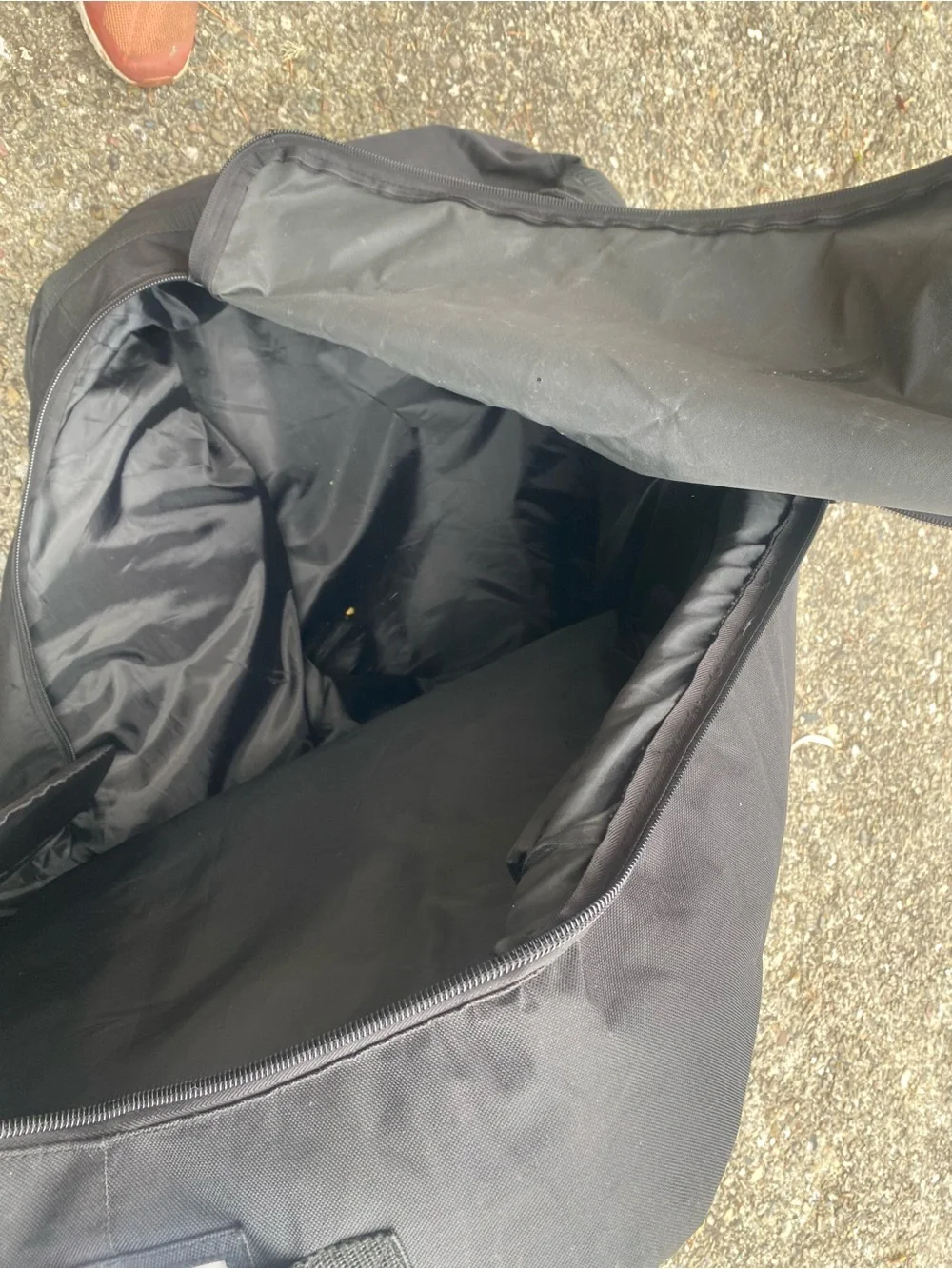 Black Duffel Bag - Lightweight Travel & Gym Tote